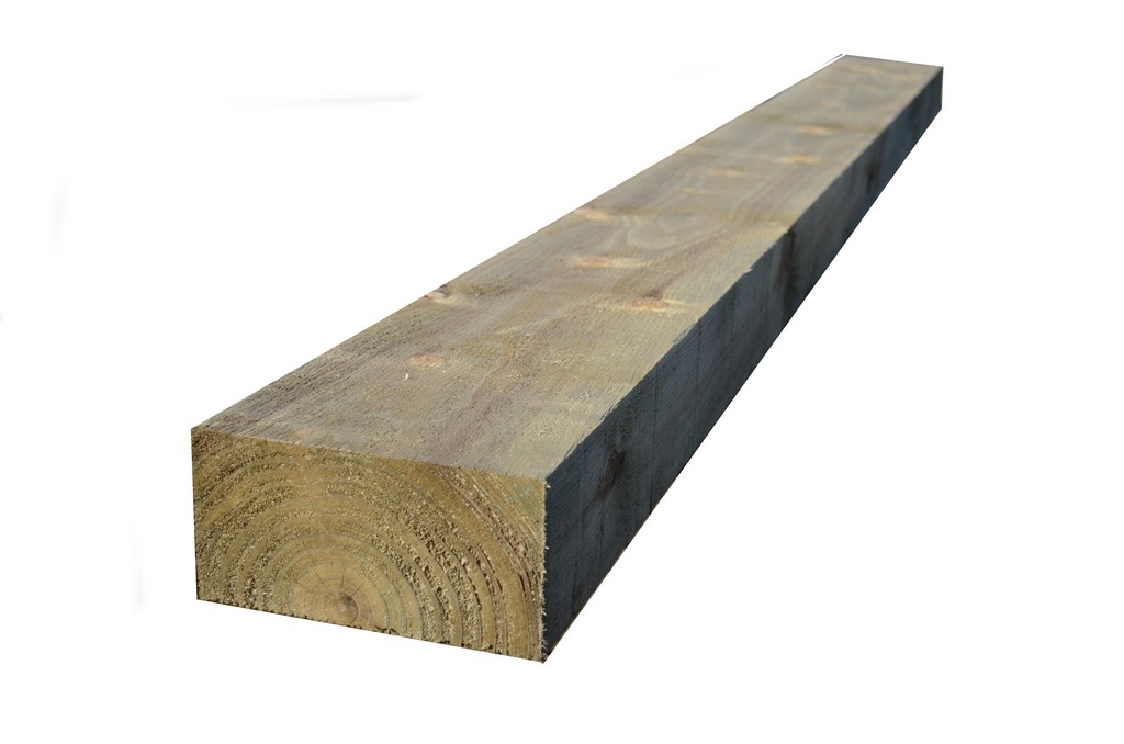 Railway Sleepers New Treated - Green